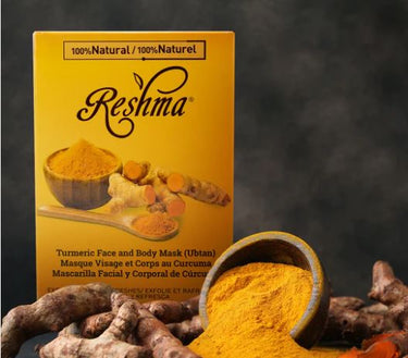 RESHMA TUMERIC FACE AND BODY MASK- NATURAL, Sareya Beauty Supply Calgary AB Canada